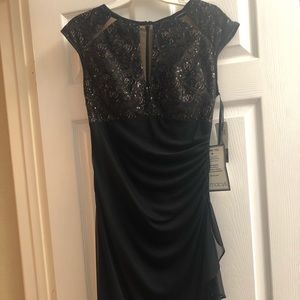 Black cocktail dress